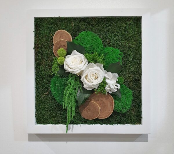 Tableau Végétal Elegance Forest 30x30 cm